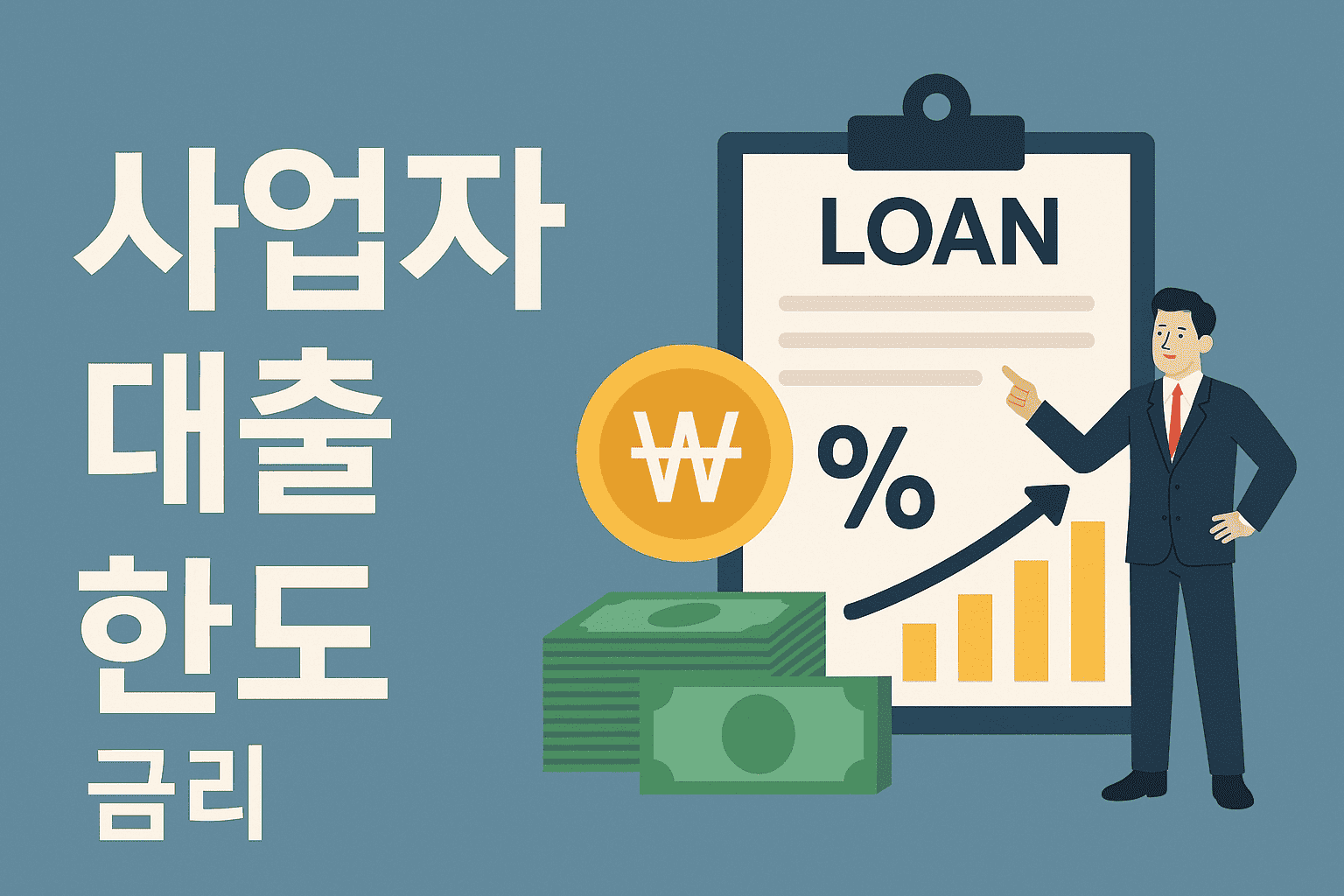 사업자 대출 한도와 금리