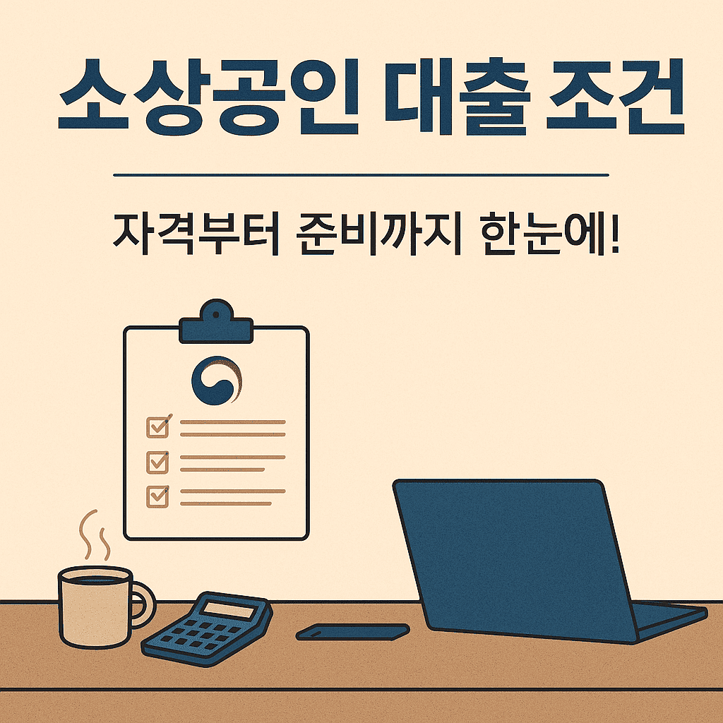소상공인 대출 조건