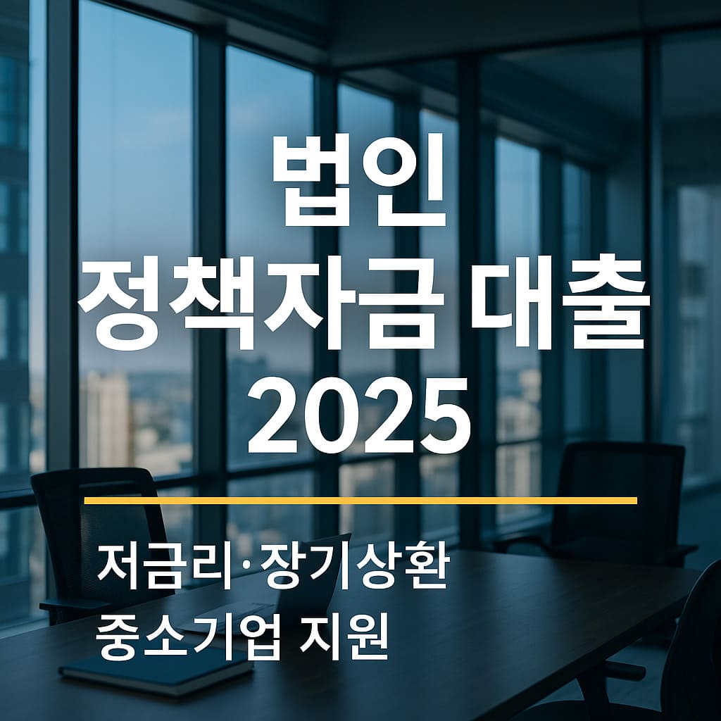 법인 정책자금 대출