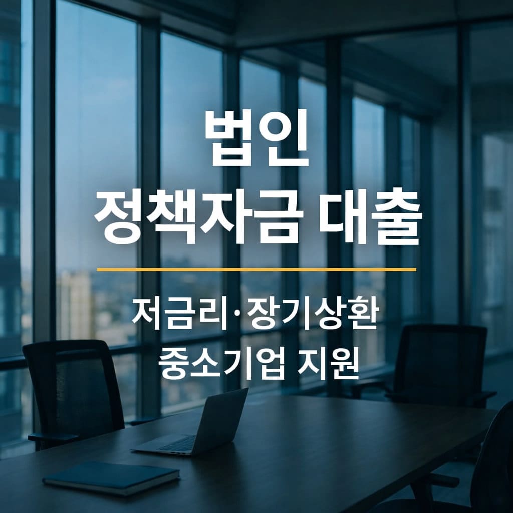 법인 정책자금 대출